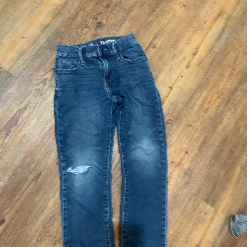 boys ripped GAP jeans